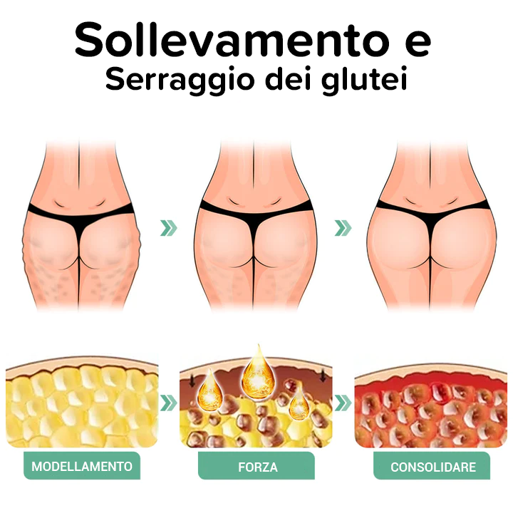 Olio liftante per glutei e torace